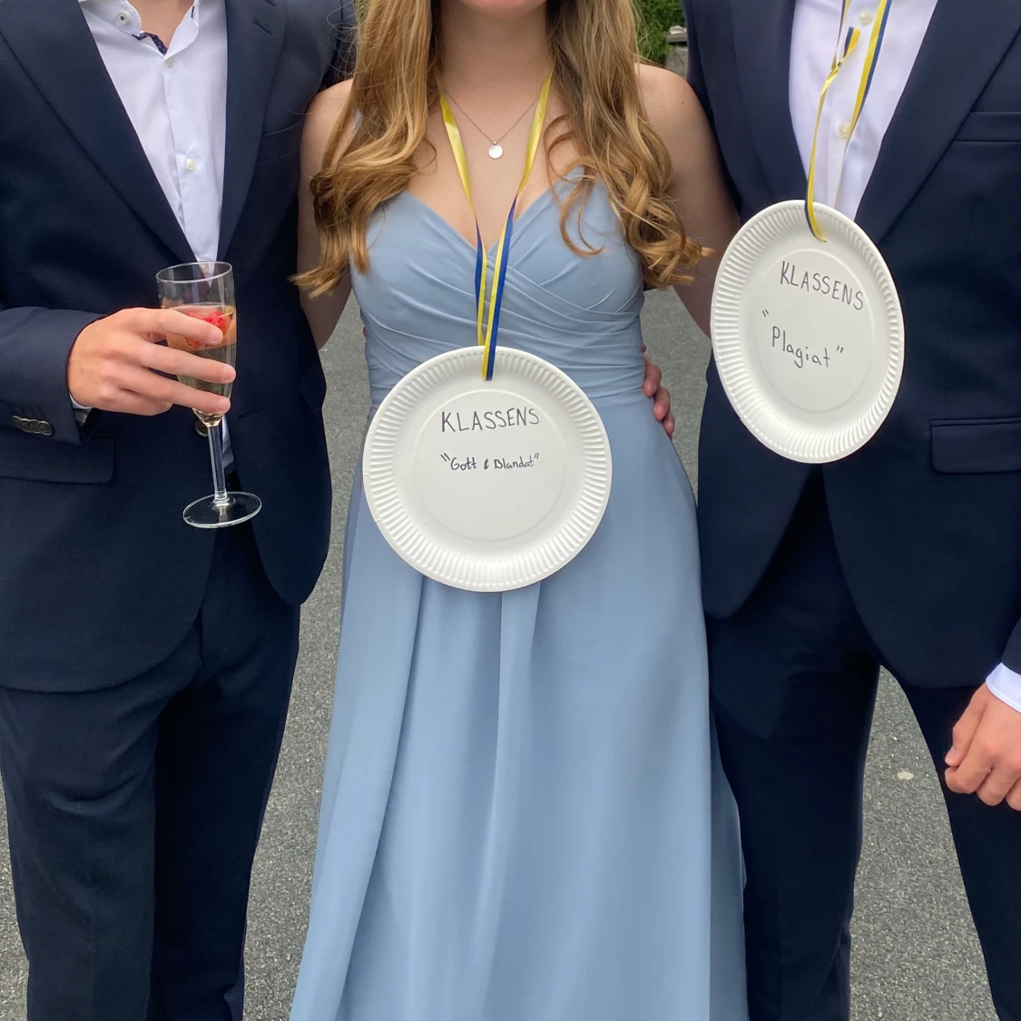 Ljusblå långklänning från JJ's House - 2