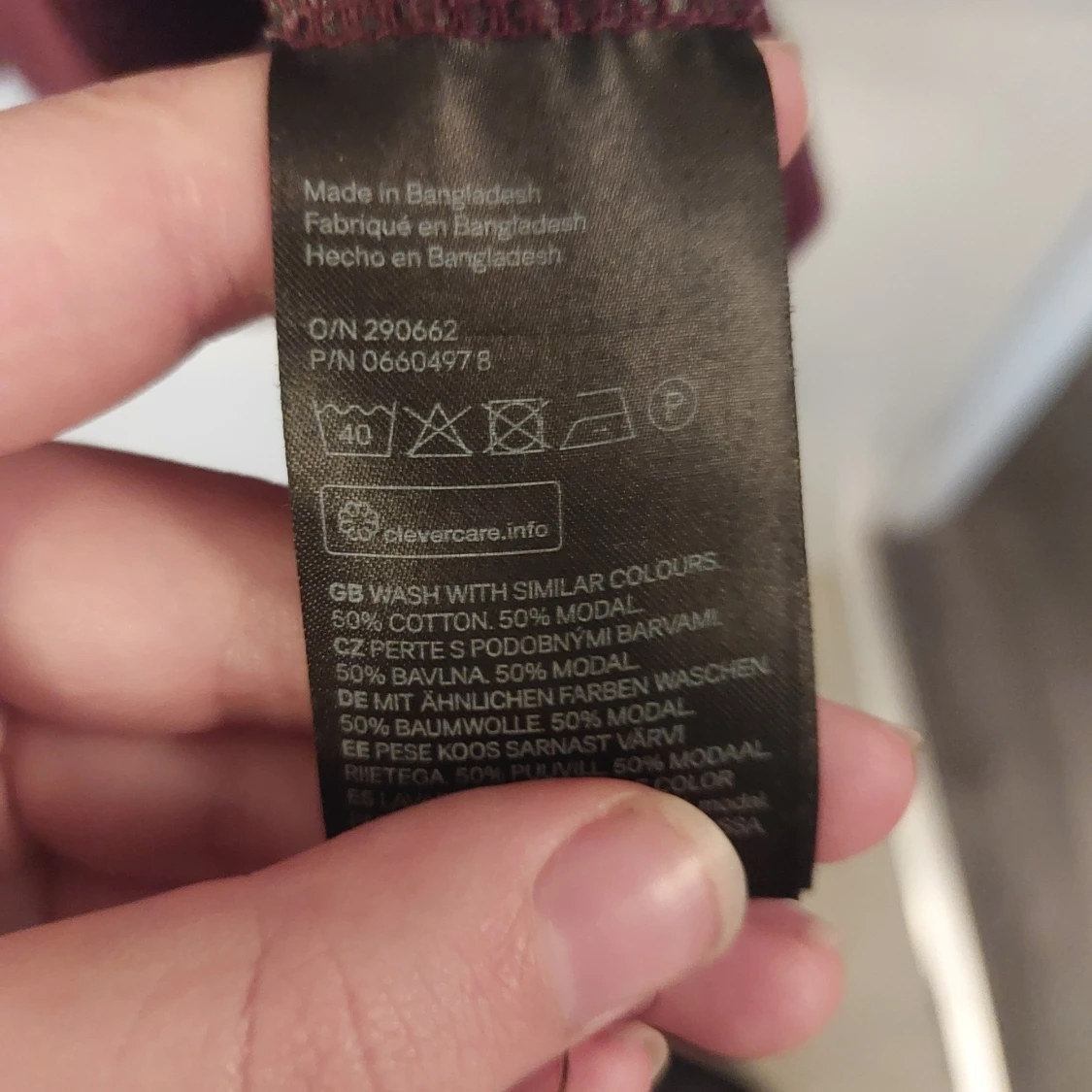 Vinröd omlottklänning från H&M - 2