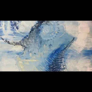 Stitchingneedles Tavla - 60x40 - Mixed Media på canvas