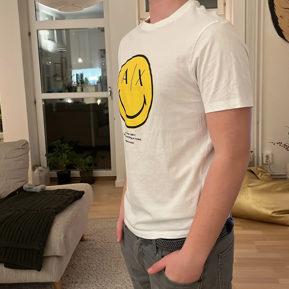 Vit t-shirt från Armani Exchange - 1