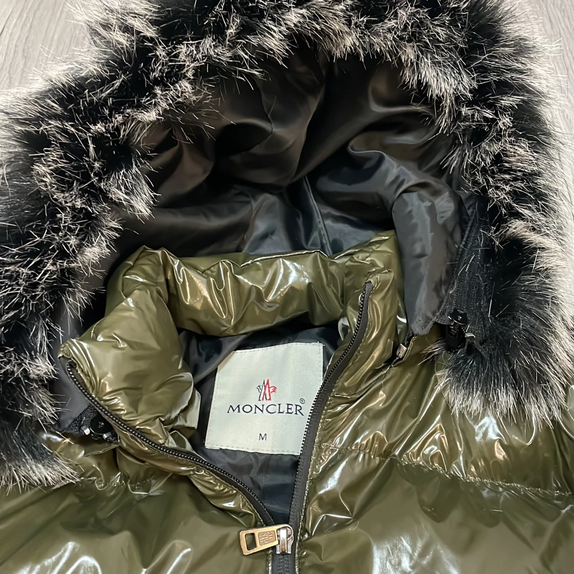 Grön pufferjacka från Moncler - 1