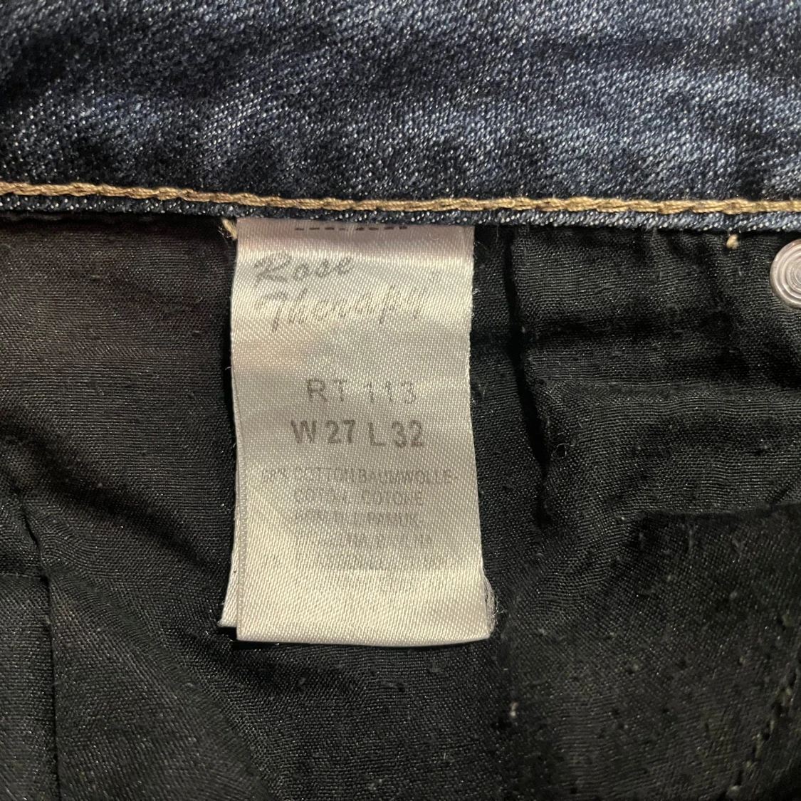 Mörkblå jeans från Rose therapy - 3