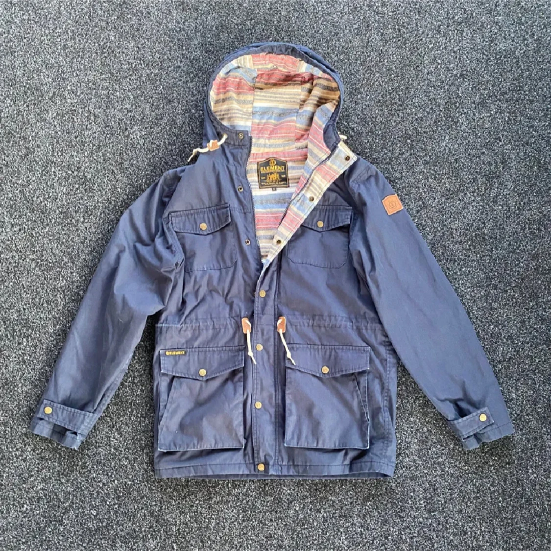 Blå parkajacka från Element - 91