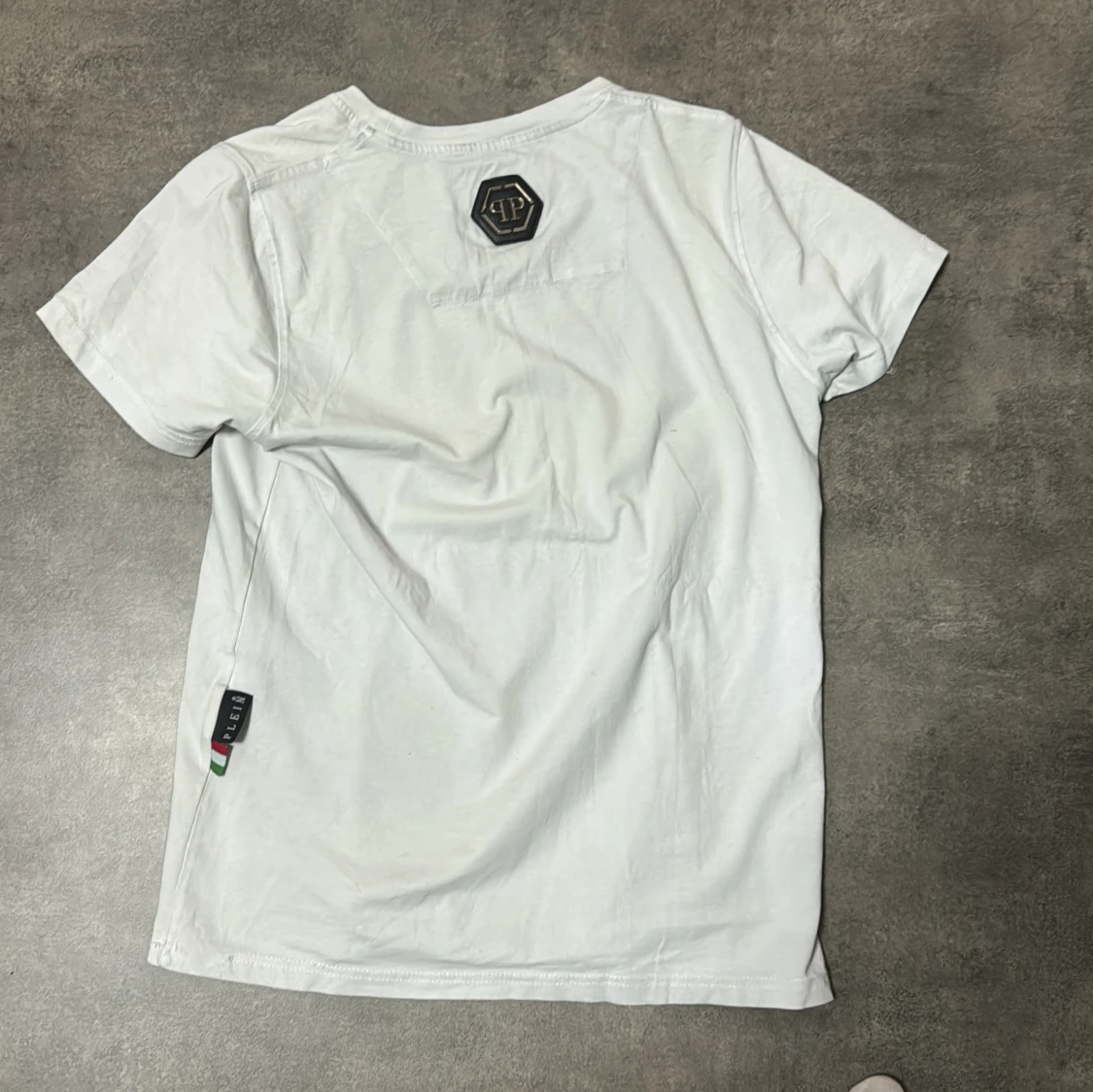 Vit t-shirt med dödskalle från Philipp Plein - 90