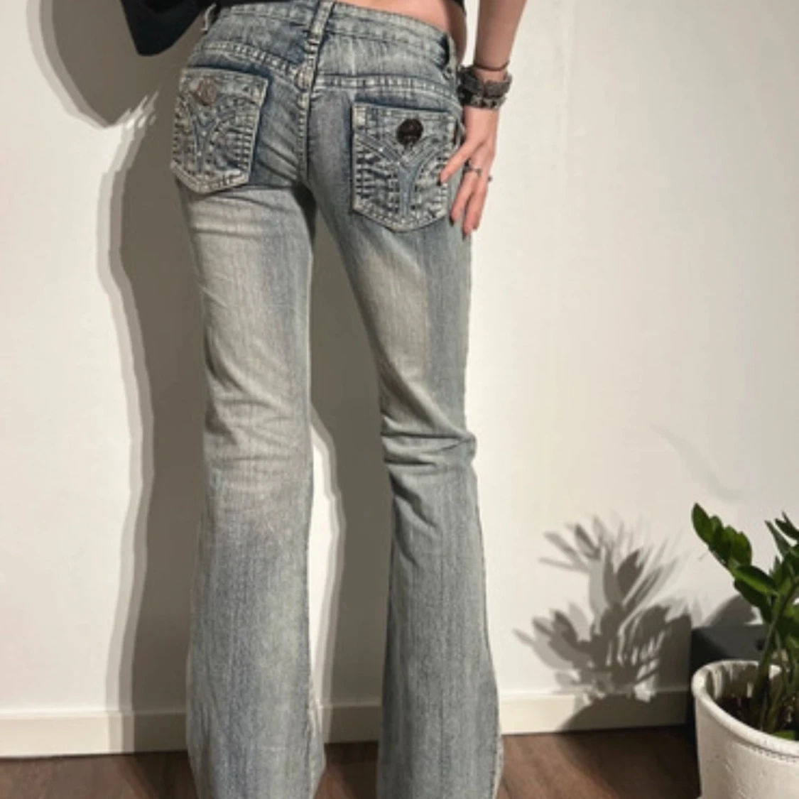 Lågmidjade jeans  - 90