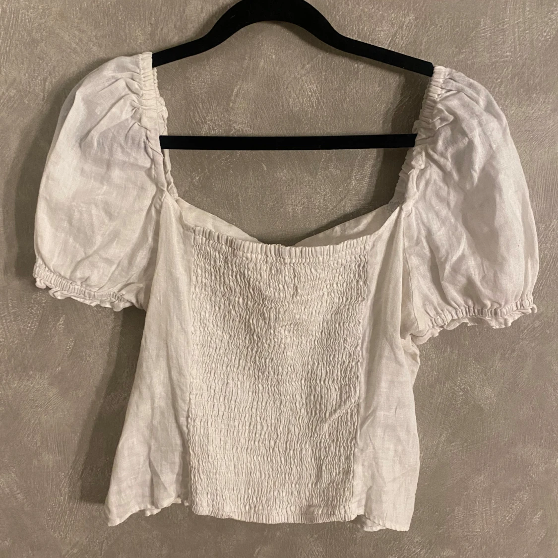 Vit linnetopp från H&M - 90