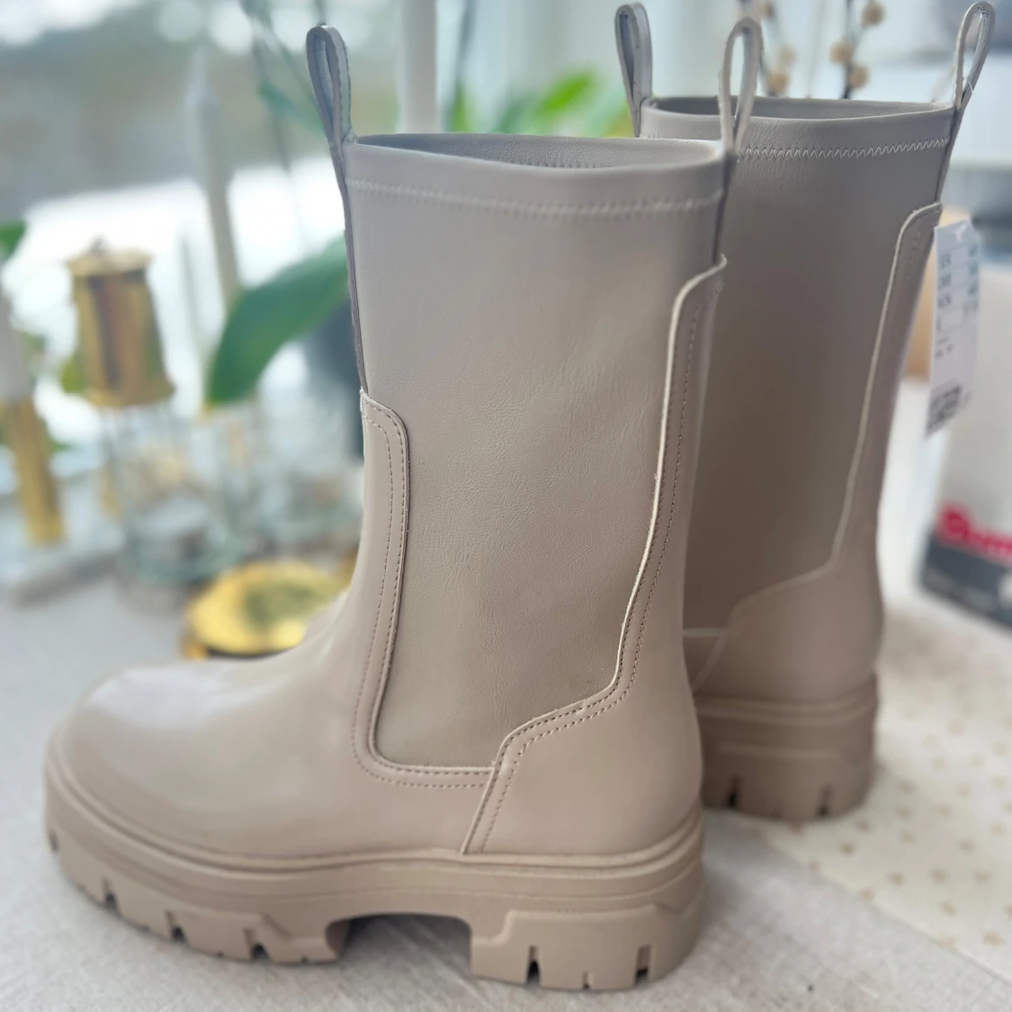 Beige boots från H&M