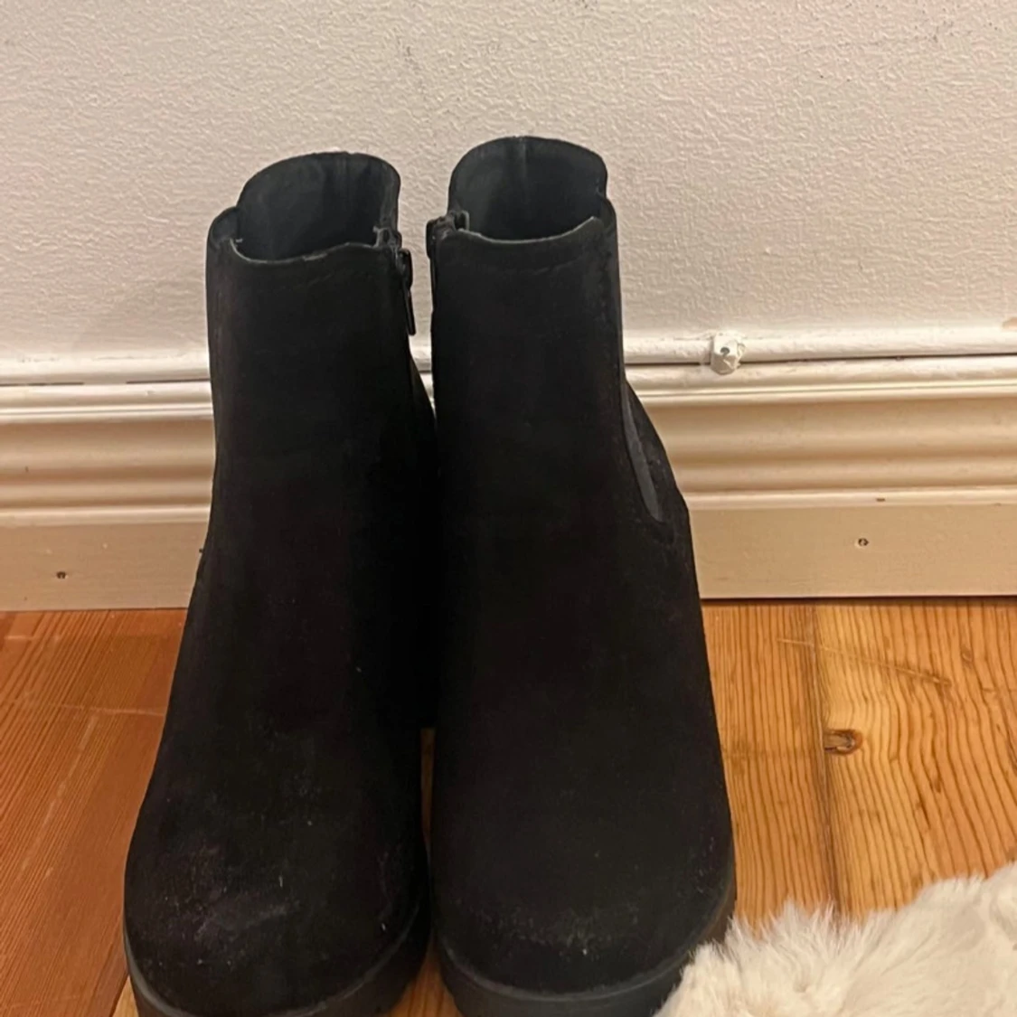 Svarta boots med klack - 90