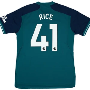 Declan Rice 2023/24 Arsenal Third kit (M) - ”Declan Rice”    Size:M Tröjan är oanvänd och kommer med nya taggar. Replika.  Skriv gärna vid frågor!