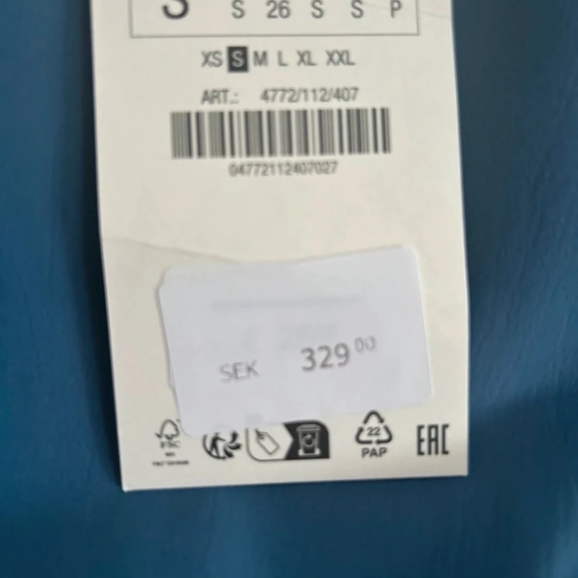 Blå topp från Zara - 1