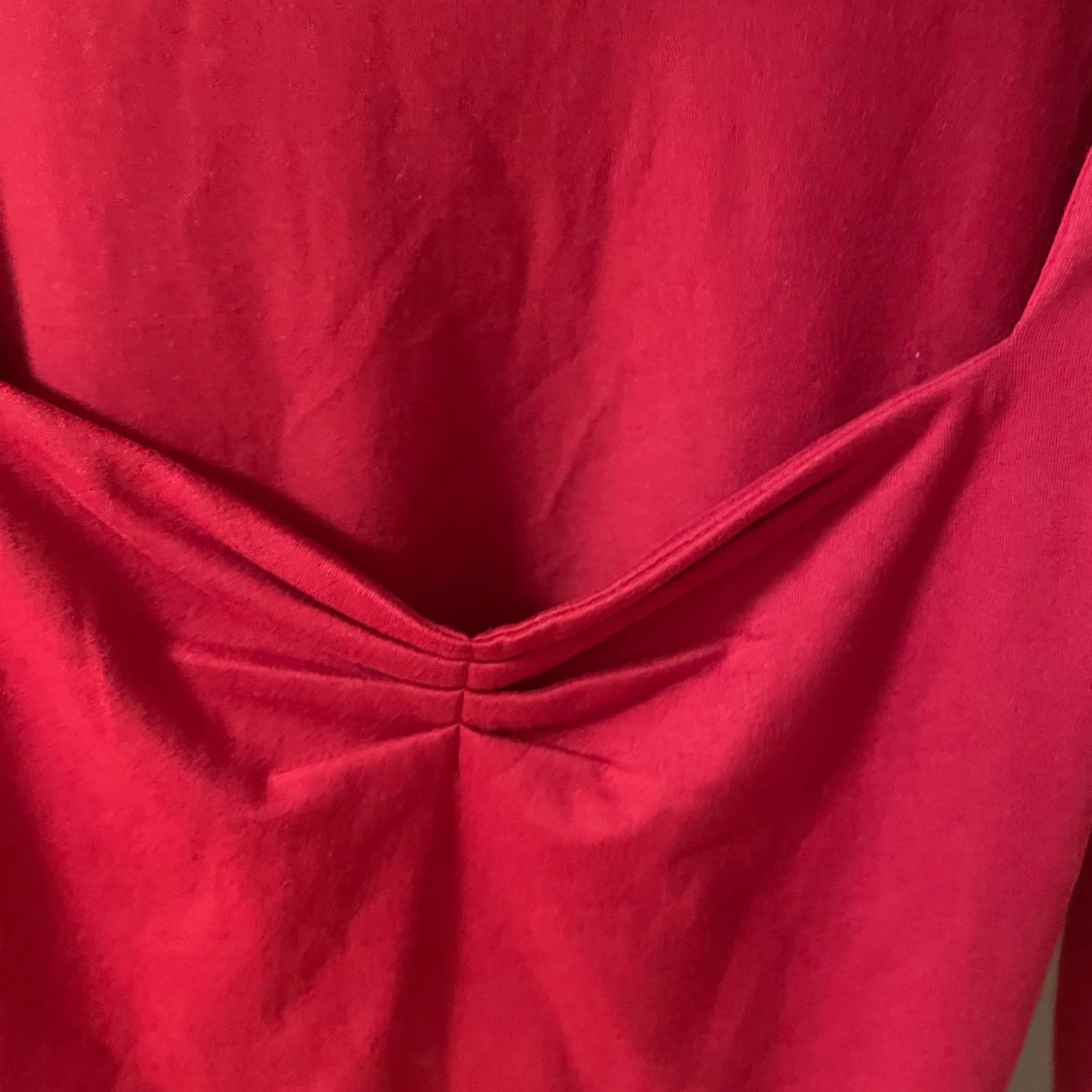 Röd långärmad topp - 2