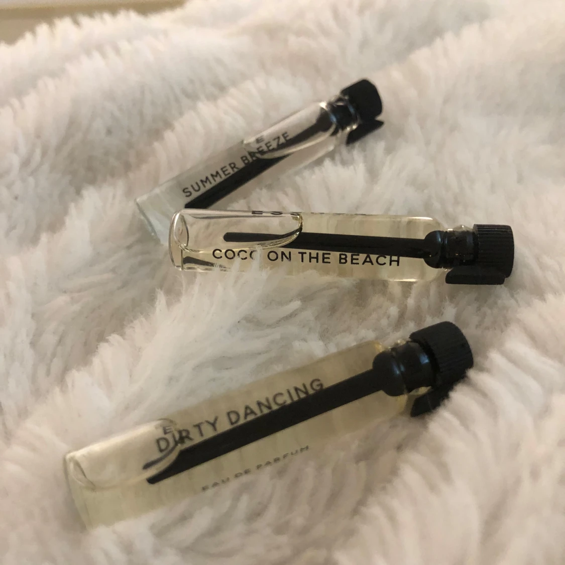 Essnce parfymprover: Summer Breeze, Coco on the Beach, Dirty Dancing