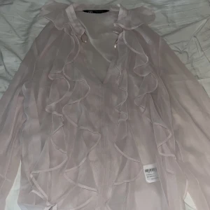 Zara blus  - Säljer denna rosa blus från zara i storlek xs.💗💗