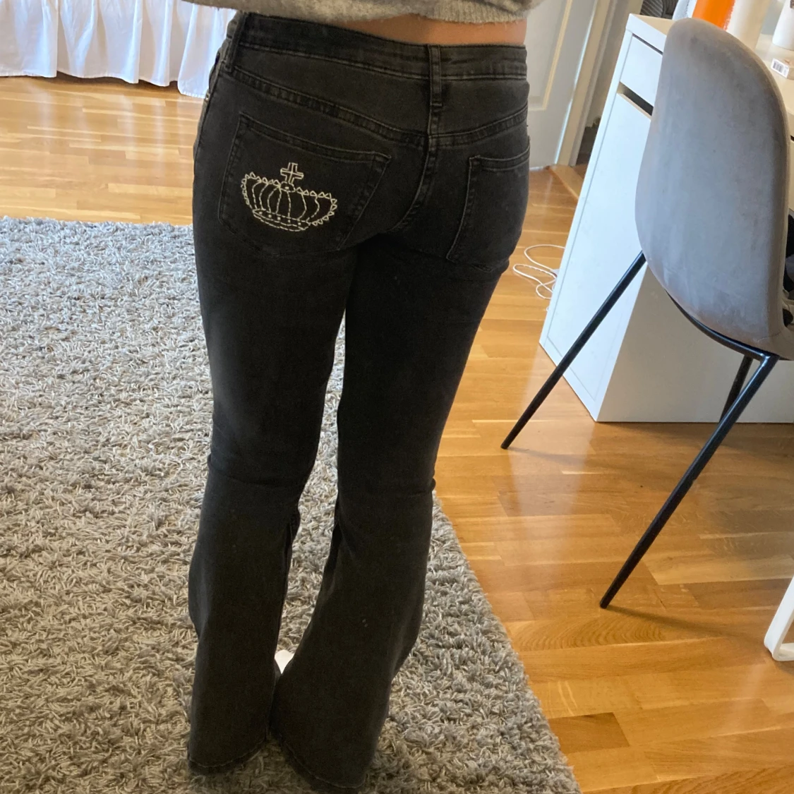 Lågmidjade jeans