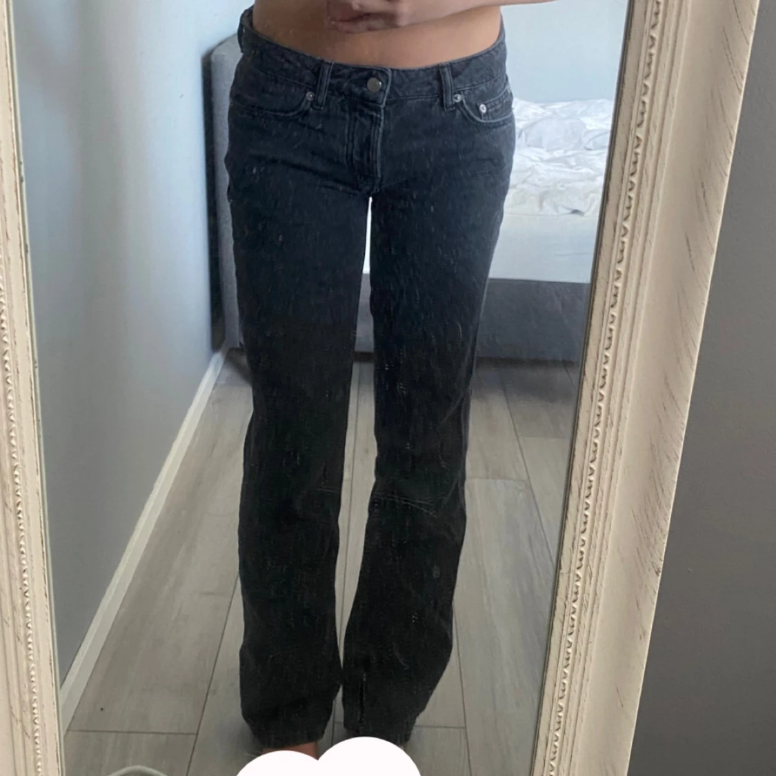 Lågmidjade jeans