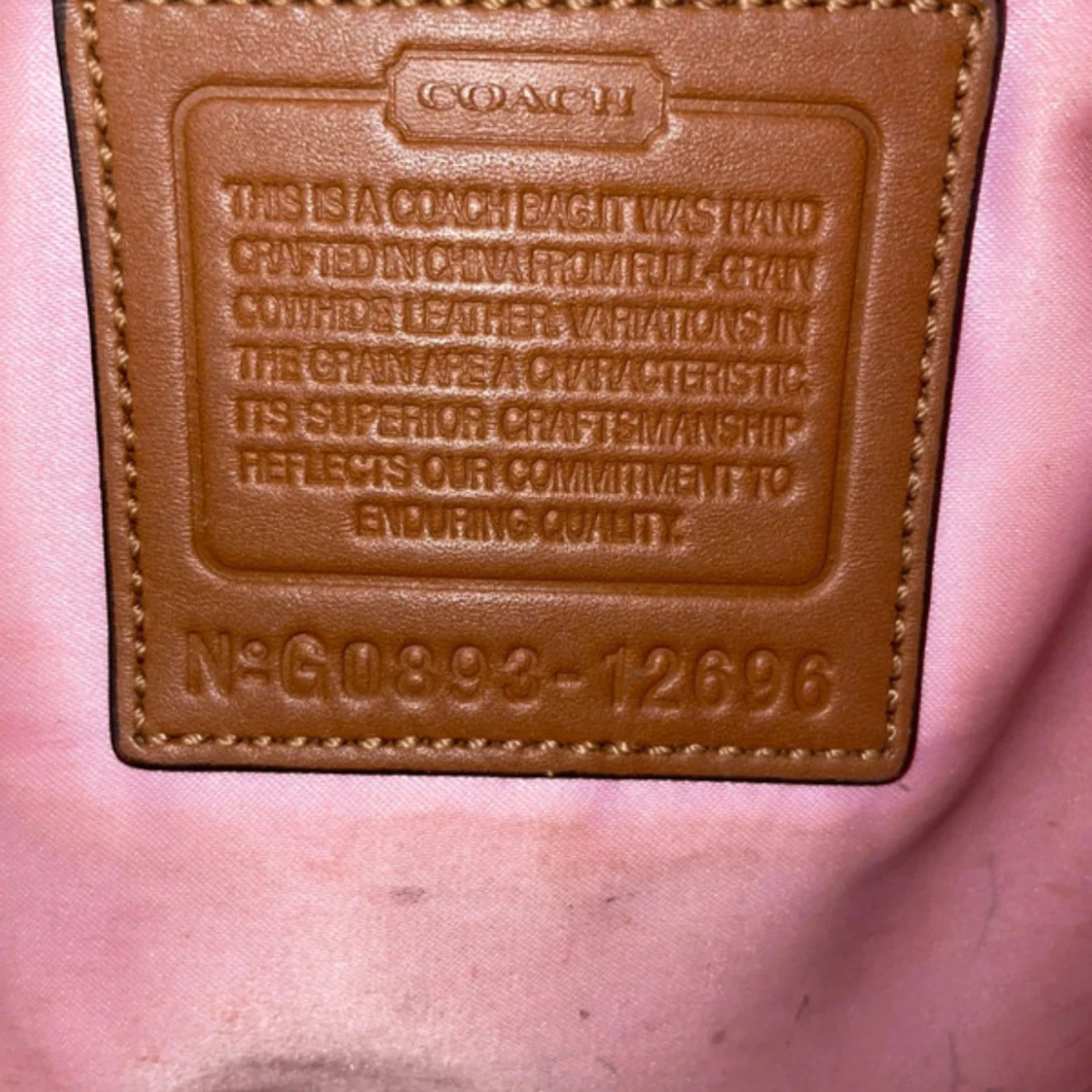 Coach vintage brun väska  - 3