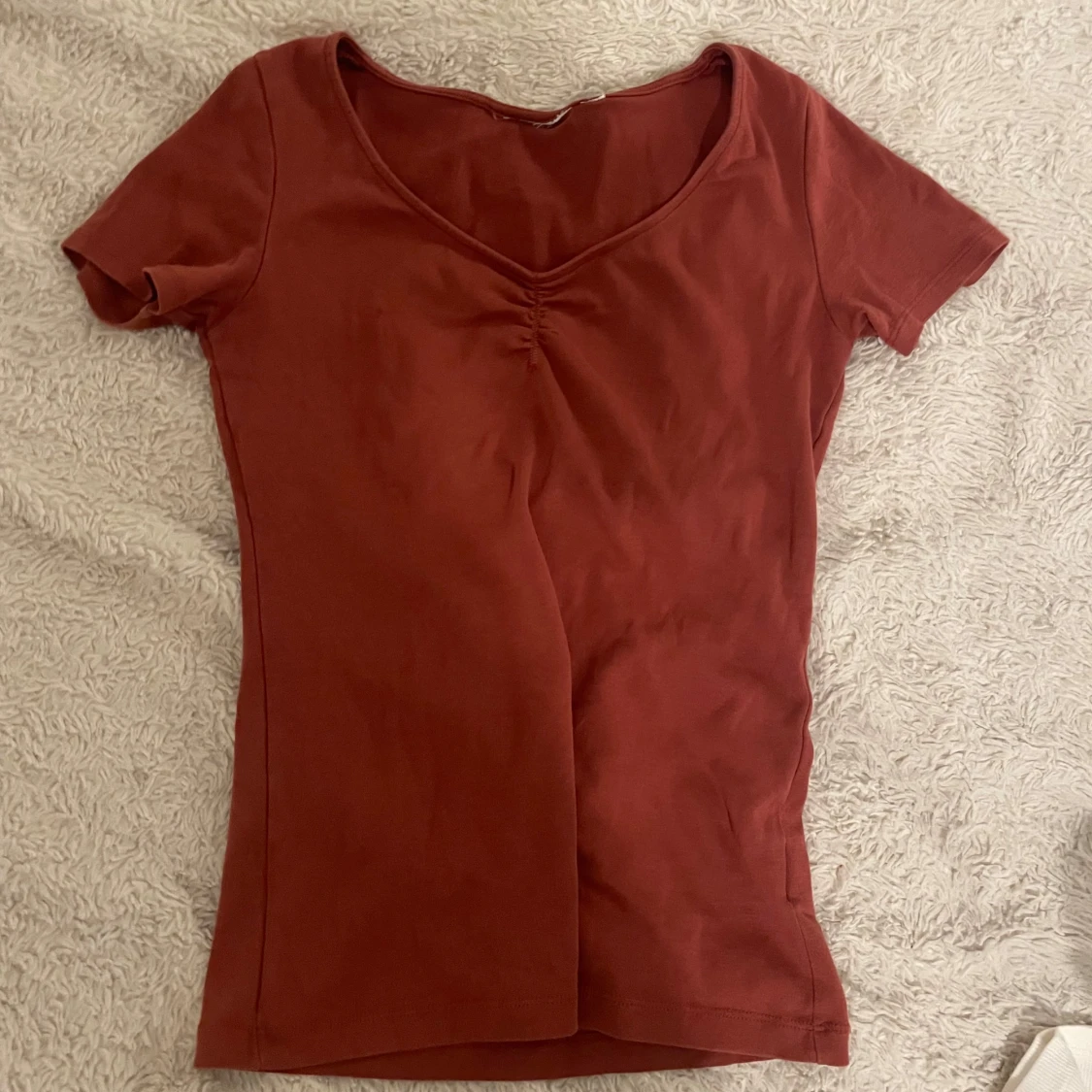 Jättefin vinröd topp