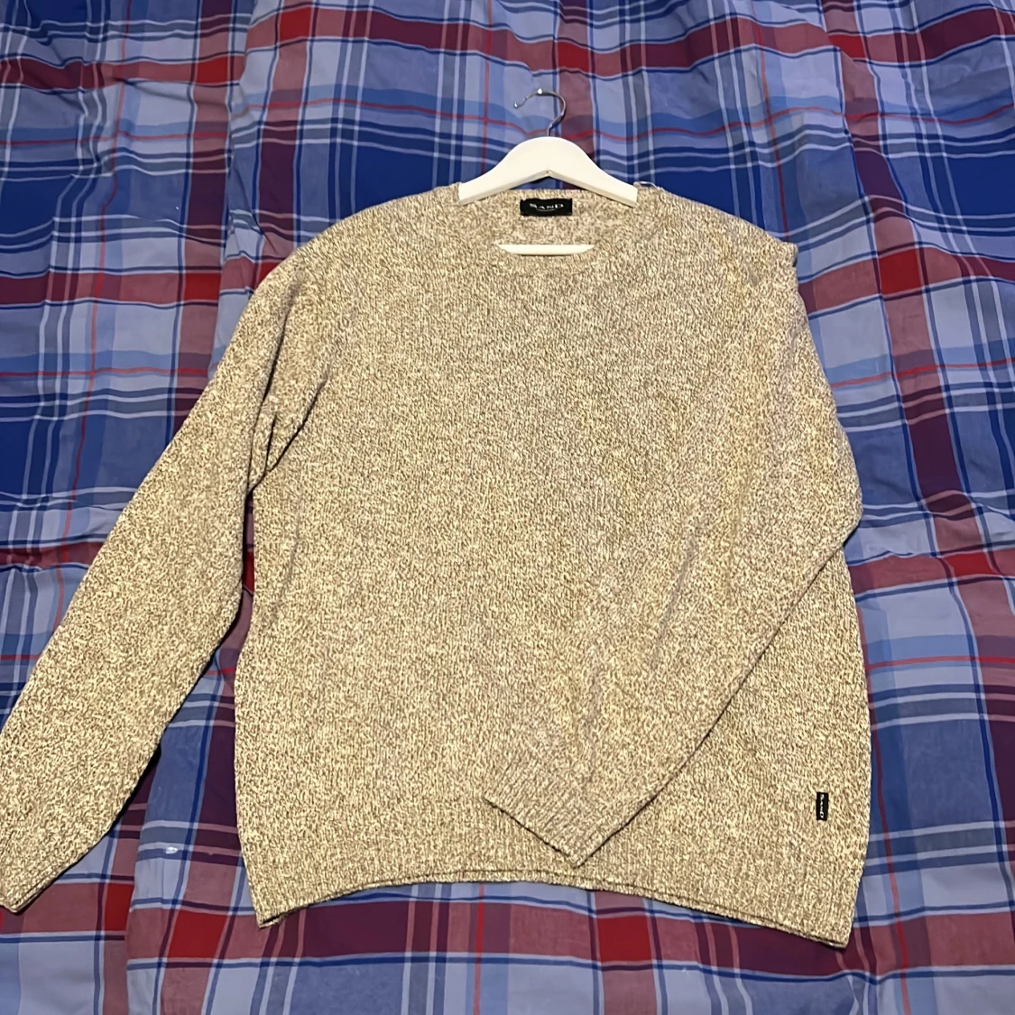 Beige stickad tröja från Sand Copenhagen