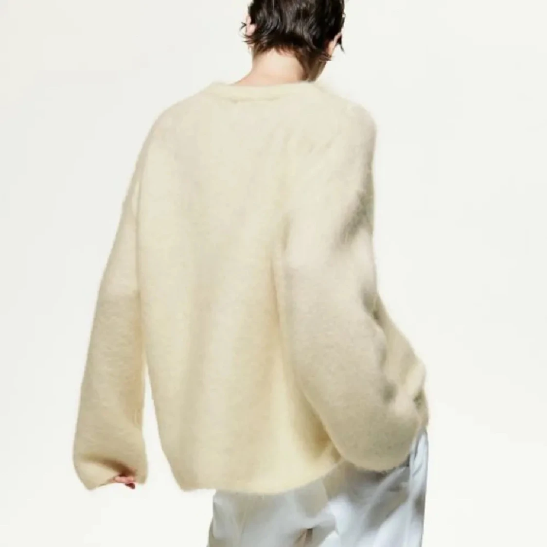 Stickad tröja mohair - 90