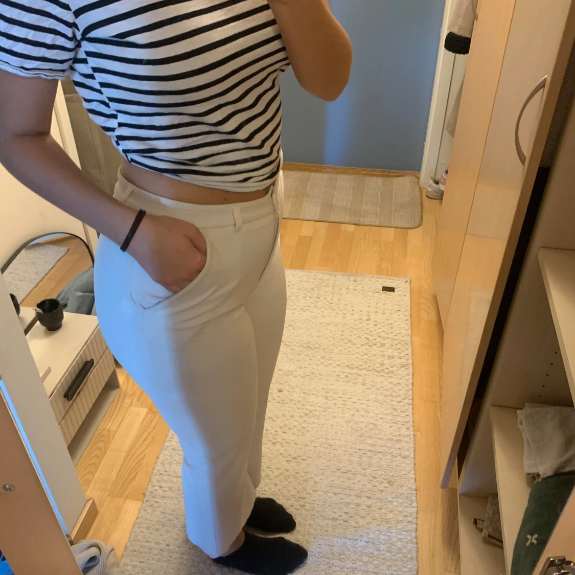 Helt nya kostymbyxor M - 90