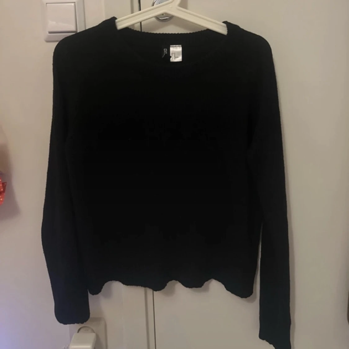 Svart stickad tröja  - 91