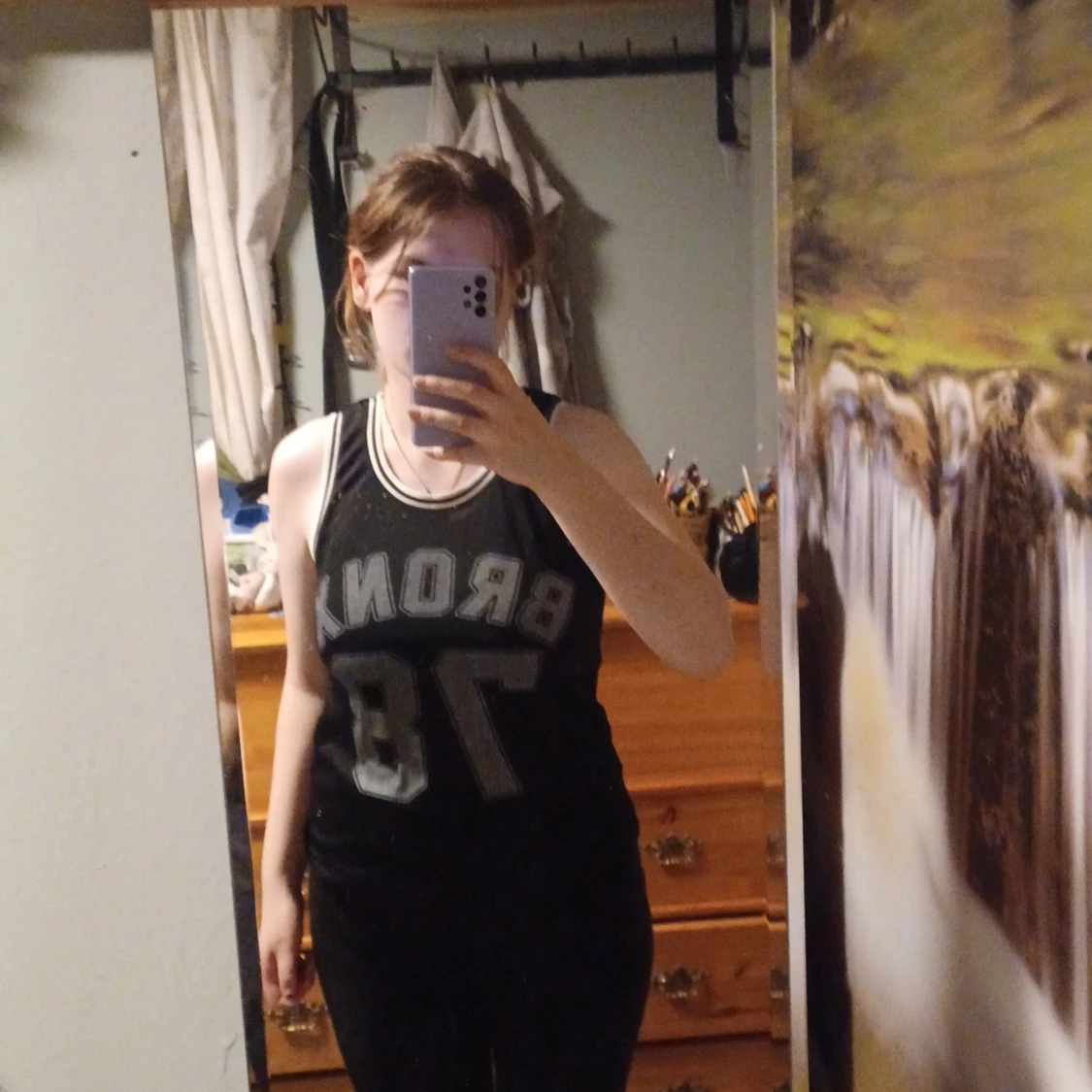 Svart ärmlös topp från BikBok