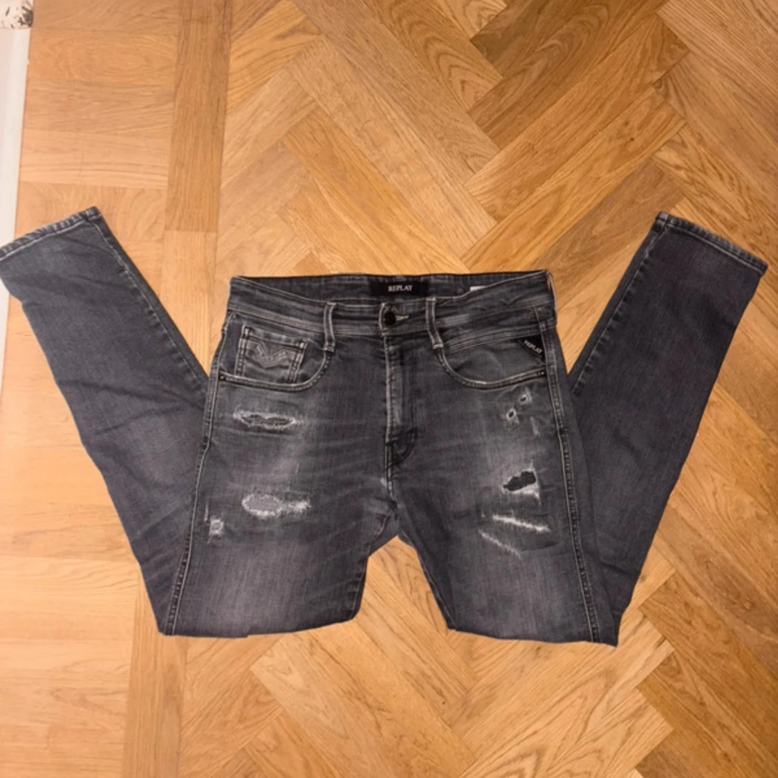 Grå jeans från Replay