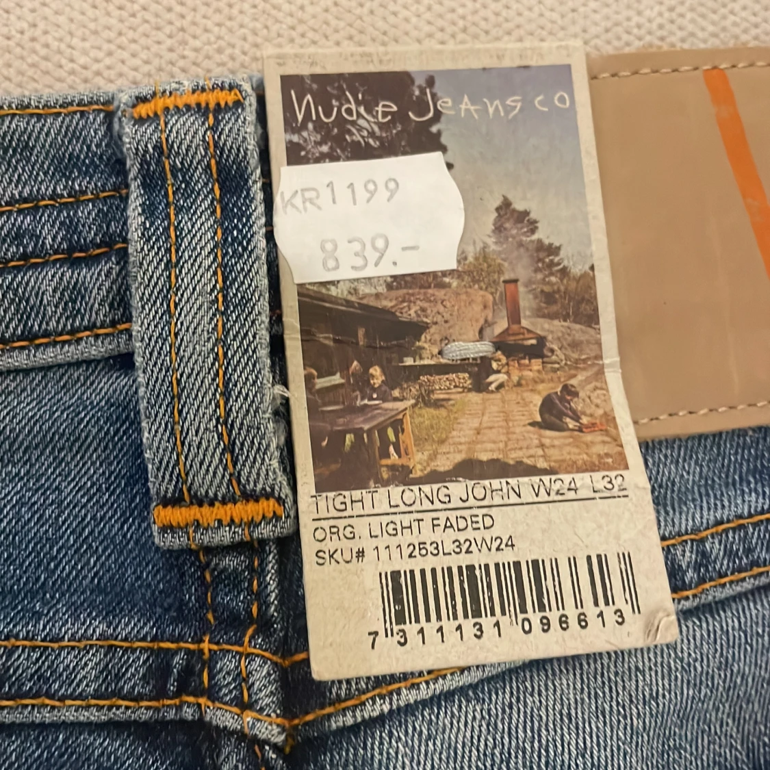 Blå jeans från Nudie Jeans Co