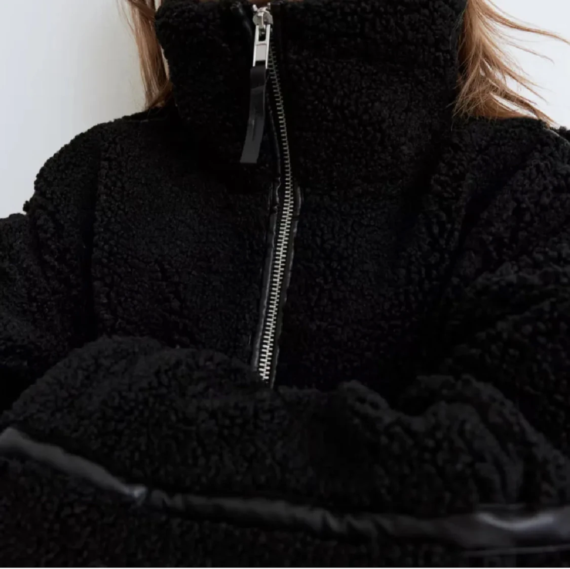 Svart teddyjacka - 91