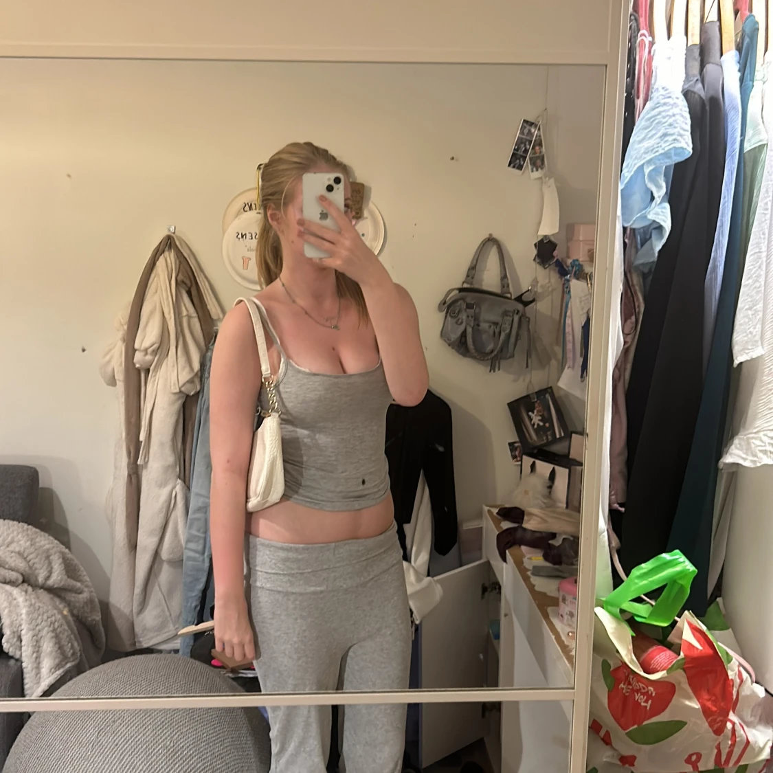 Vit Axel väska - 90