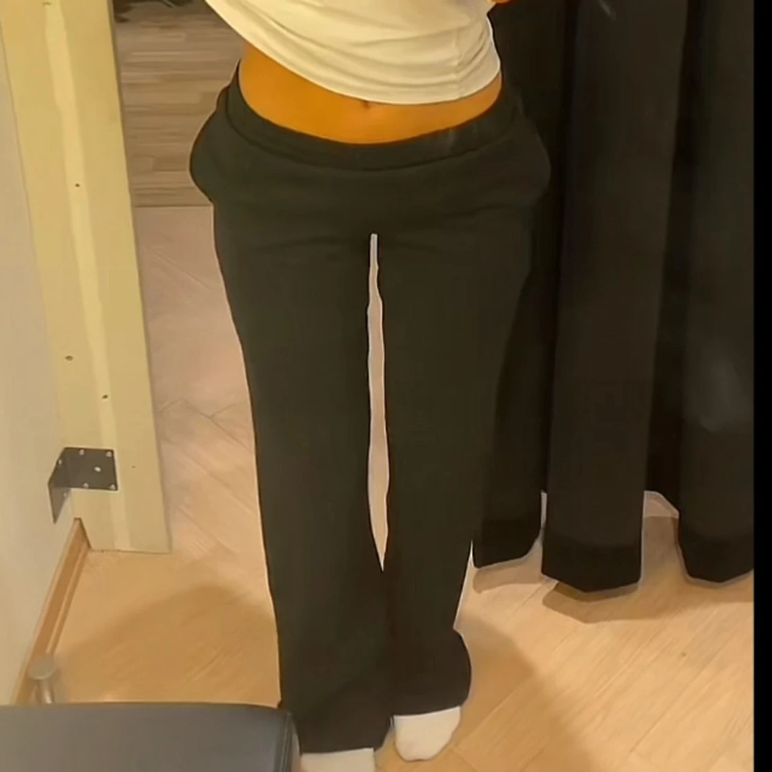 Lågmidjade mjukisbyxor