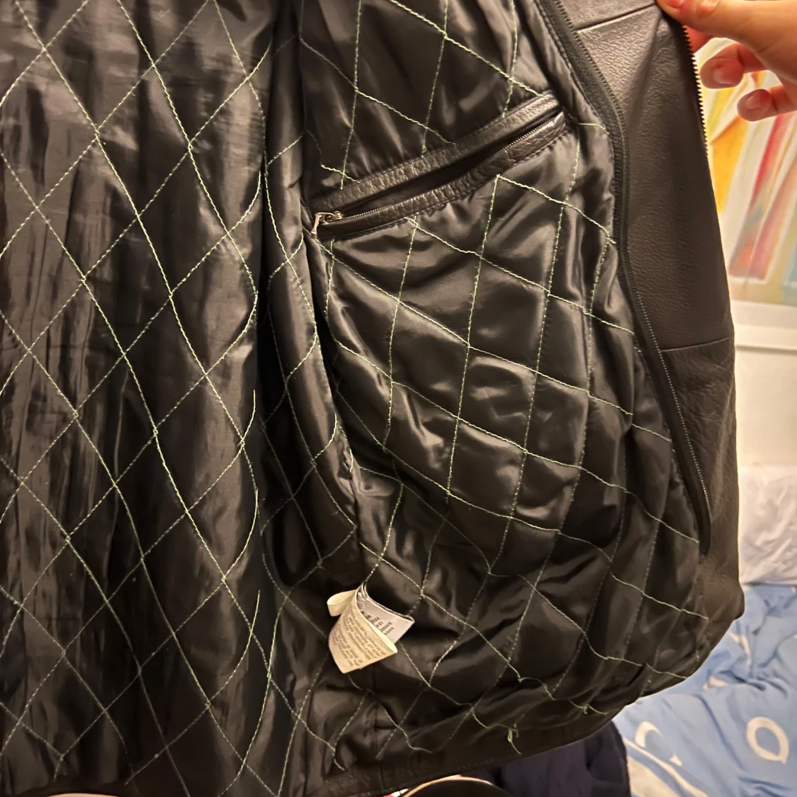 Svart skinnjacka från Redwood - 93