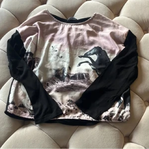 Häst tröja  - Säljer denna häst tröja, aldrig använt. Om ingen köper skickar vi till rädda barnen. Säljer billigt då inte så många år intresserade.