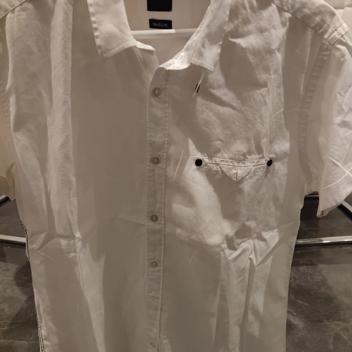 Vit kortärmad skjorta från Emilio - 90