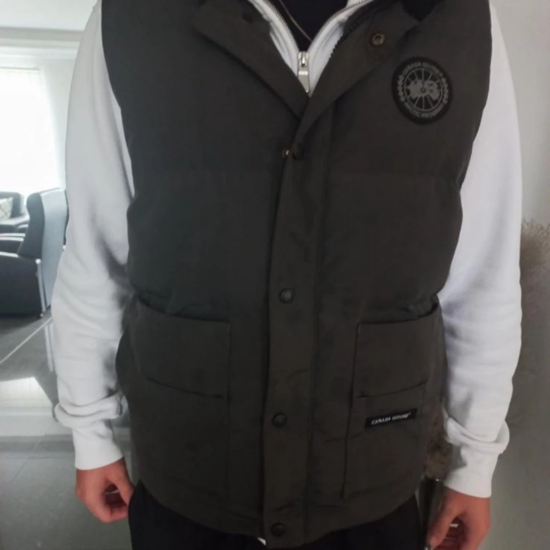 Grå dunväst från Canada Goose