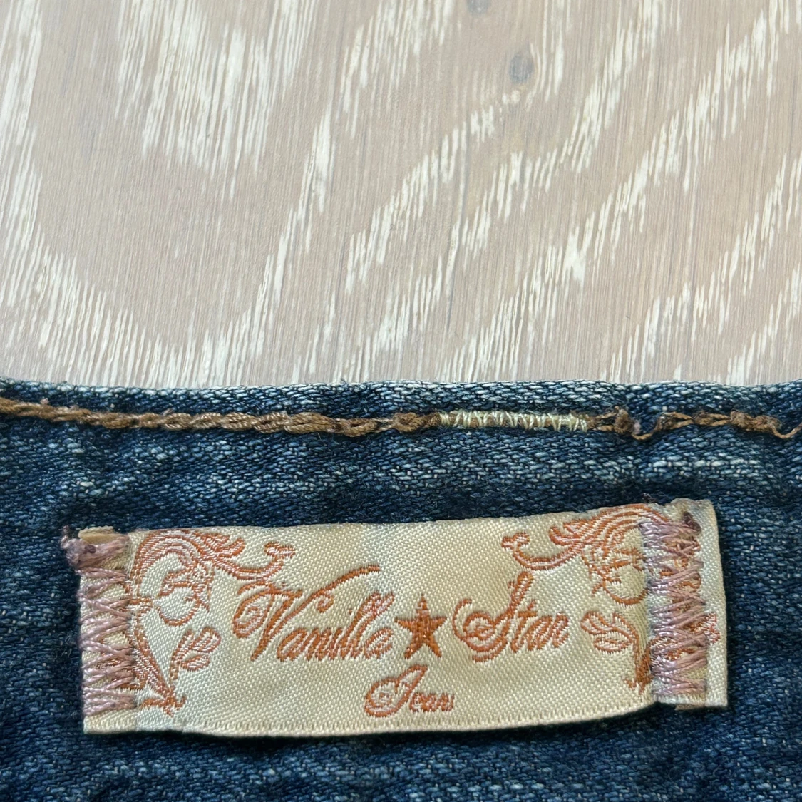 Lågmidjade jeansshorts - 91