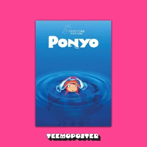 Ponyo - Hej! Här är en affisch i storleken 50x70 cm, tryckt på papper av hög kvalitet, som skulle passa utmärkt i ditt rum. Om du är intresserad eller vill veta mer, tveka inte att höra av dig!