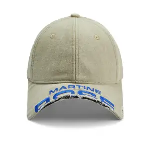 Martine Rose Cut peak logo cap Cream One size. Sample och saknar tags