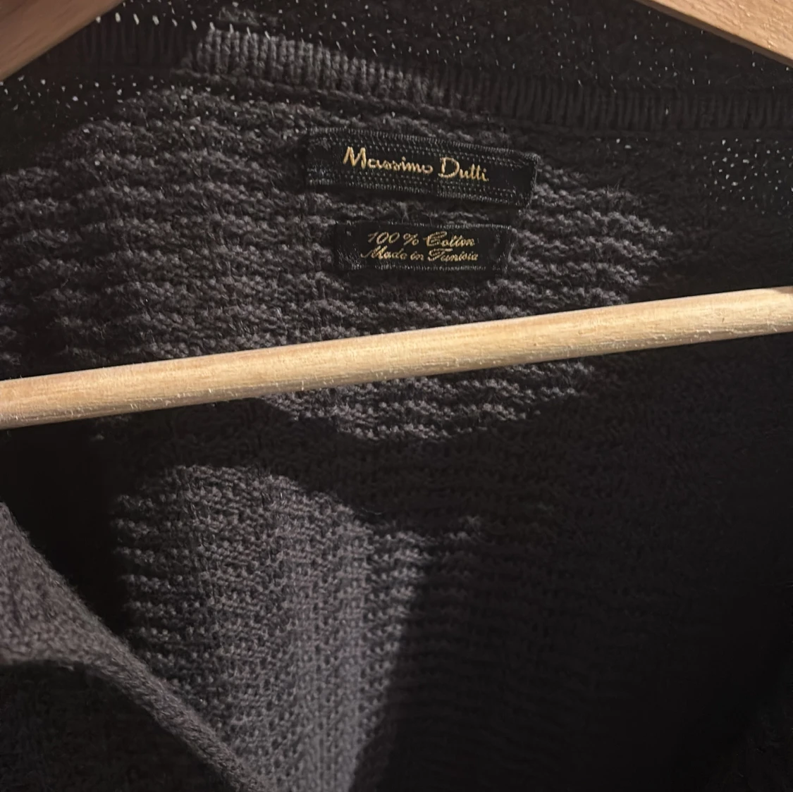 Svart stickad kofta från Massimo Dutti - 91