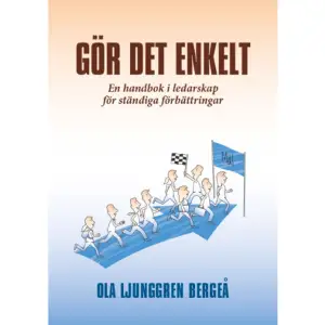 Gör det enkelt är boken för dig som vill skapa mer engagemang och ett genuint driv i ert arbete med ständiga förbättringar. Det är en handbok i ledarskap, med fokus på människors drivkrafter och hur ni tillsammans kan skapa en kultur där förbättringsarbetet blir självgående och fullt av energi. Boken innehåller en rad tips på enkla verktyg och vanor för att skapa ständiga förbättringar i din organisation. Den ger dig också inspiration till hur du kan hjälpa dina medarbetare att hitta motivation och driv för att förändra sin vardag och sin verksamhet till det bättre.    Format Häftad   Omfång 109 sidor   Språk Svenska   Förlag Recito Förlag   Utgivningsdatum 2016-01-19   ISBN 9789163901225  