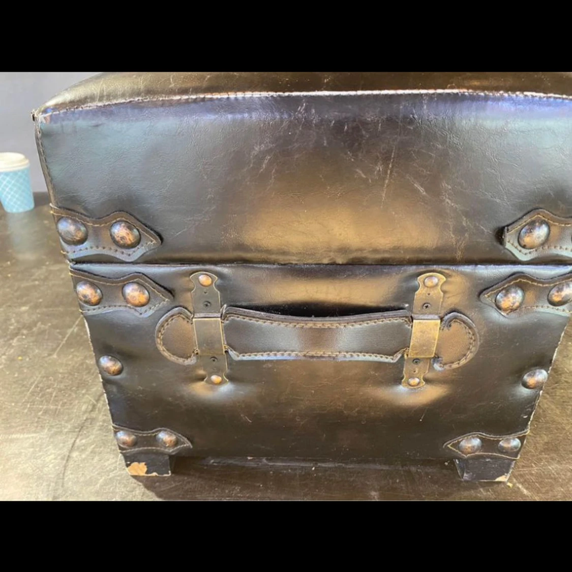 Svart vintage resväska - 90