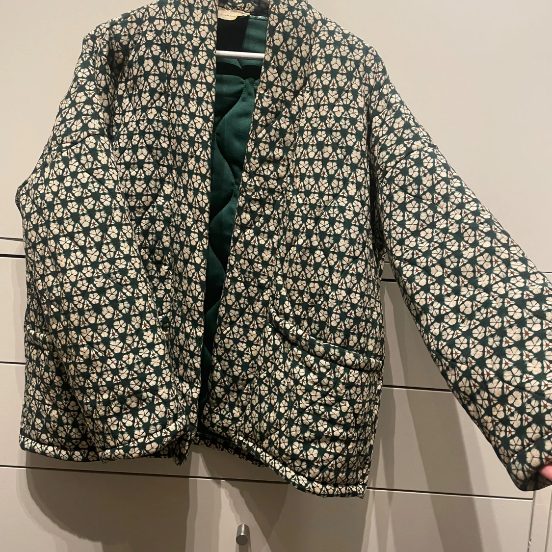 Mönstrad quiltad jacka - 92