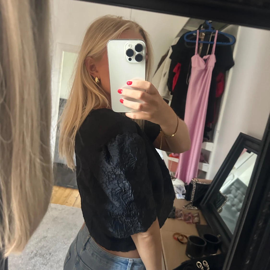 Puffärm tröja  - 91