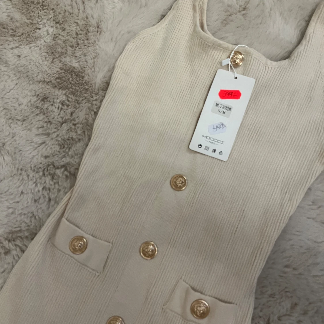 Beige klänning  - 90