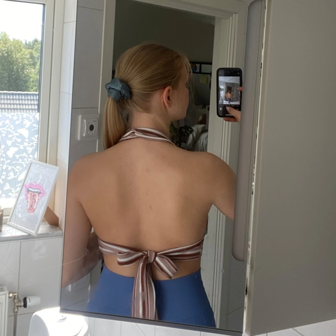 Brun beige halterneck - 90