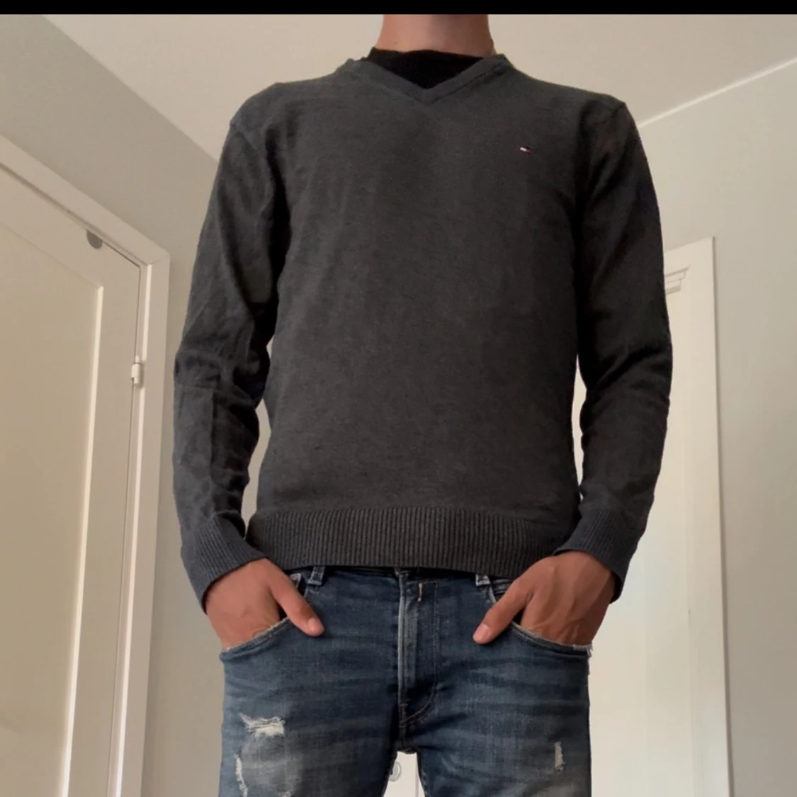 Grå tröja från Tommy Hilfiger