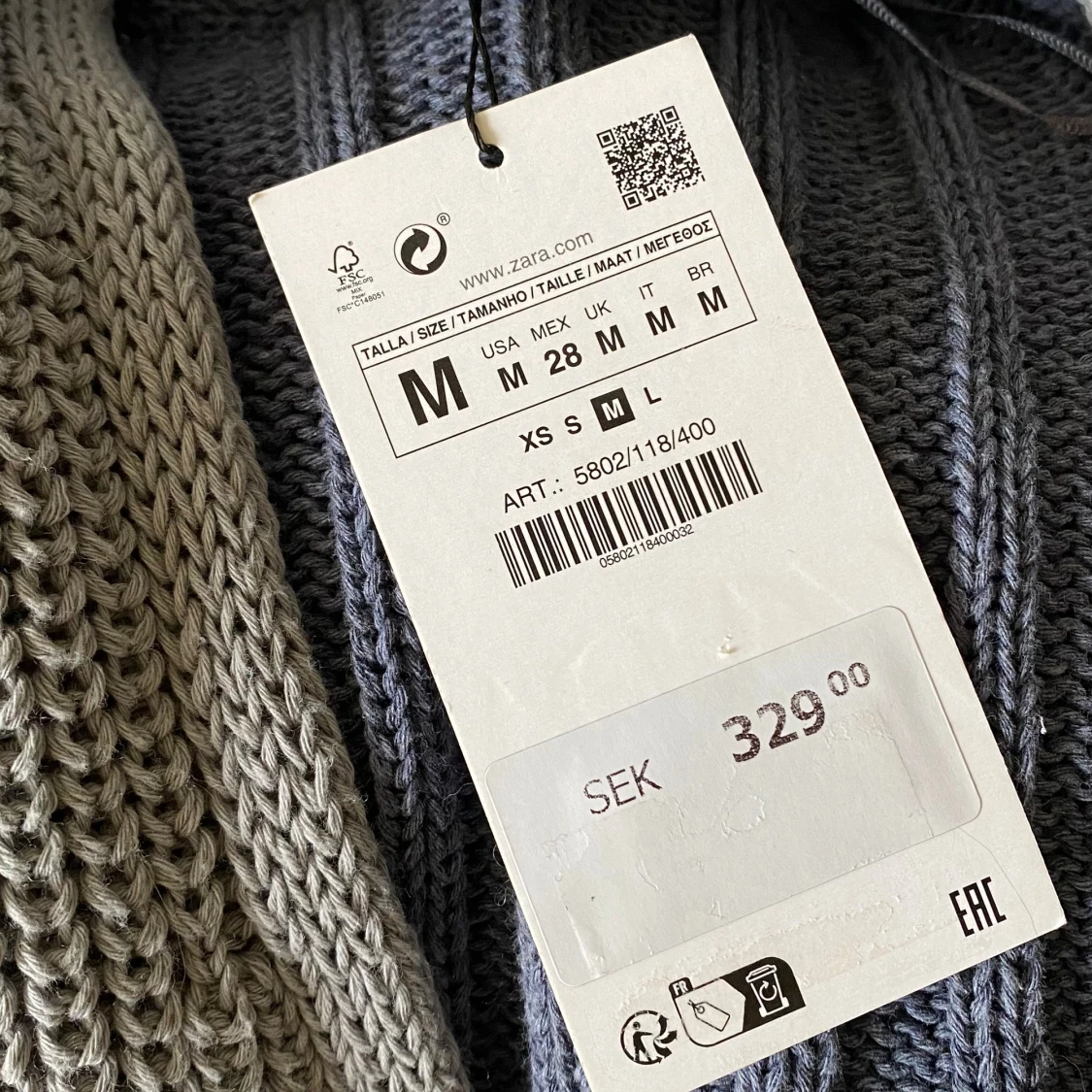 Zara stickad tröja  - 92