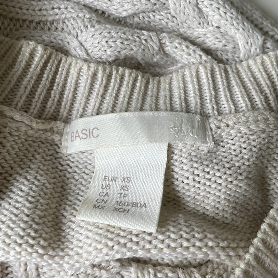 Beige lång tröja - 91