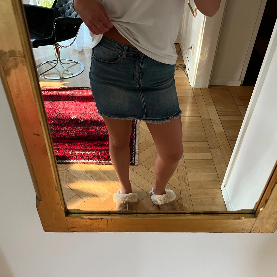 Snygg jeans kjol - 90