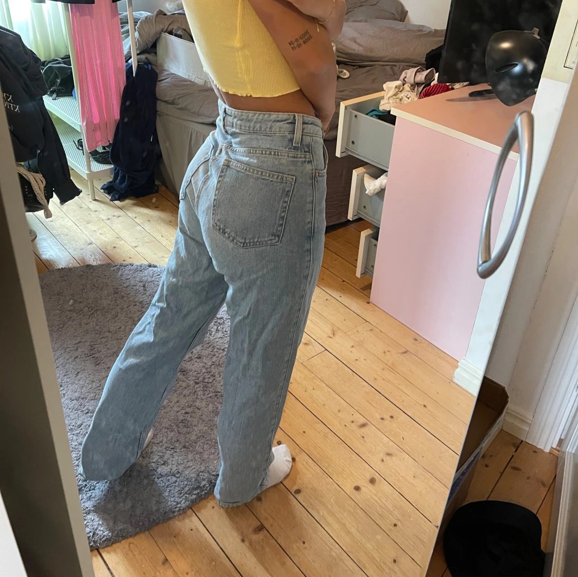 Högmidjade jeans - 91